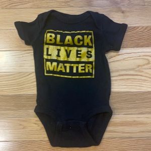 BLM baby onesie 6 months